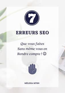 Couverture bonus 7 erreurs SEO